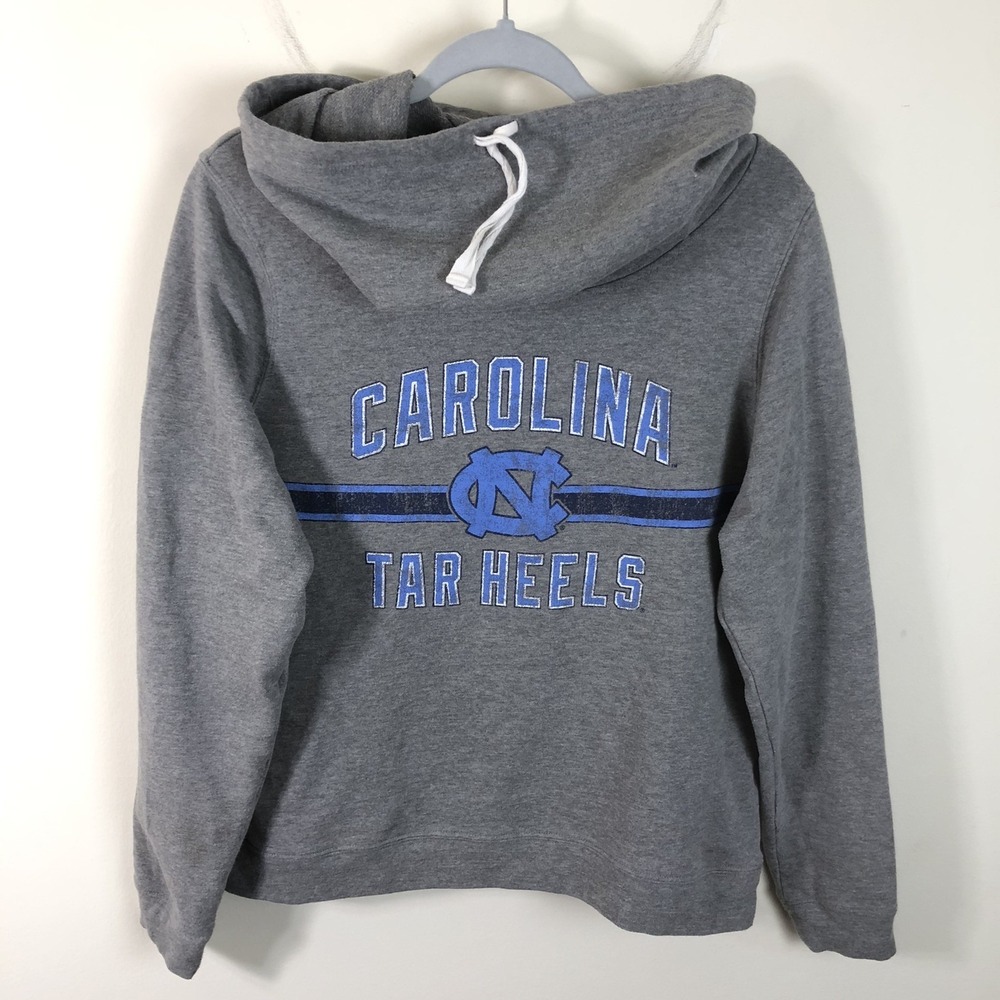 North Carolina Tar Heels Cowl Neck Pullover Sweatshirt Sz Youth Large 12/14 Gray